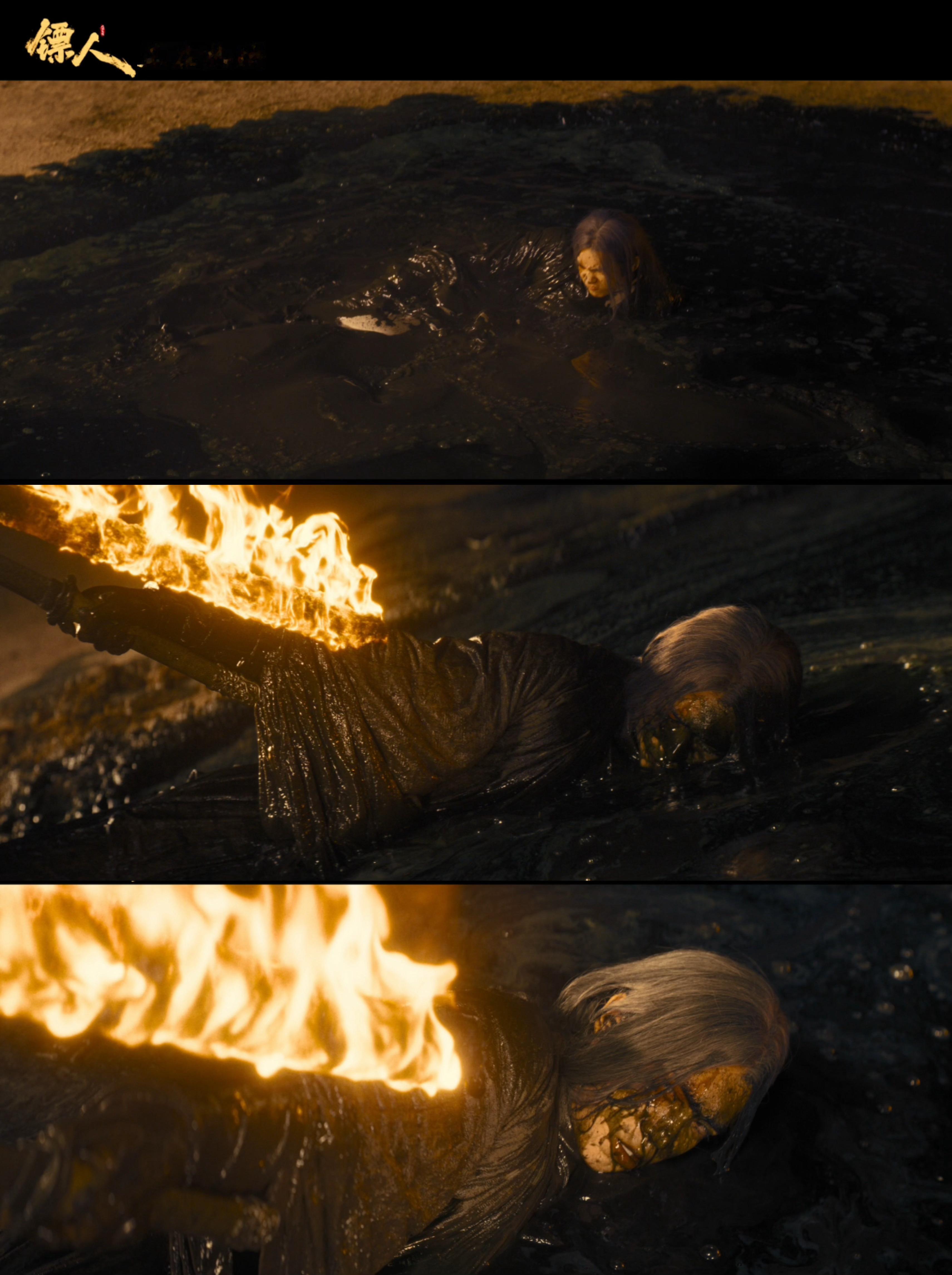 镖人打戏真火实拍冲着《镖人》里于适和吴京的火中打戏必须二刷！两个人从火里跳出来，