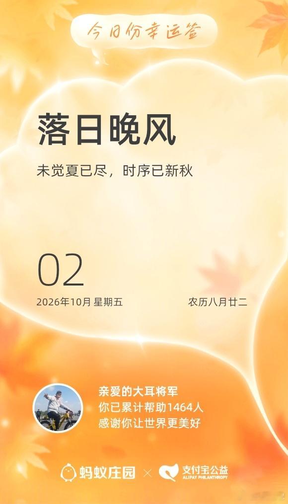 大耳将军单车行[超话] 坚持走路做公益，今天走路7千多步，捐出公益金5毛2，每一