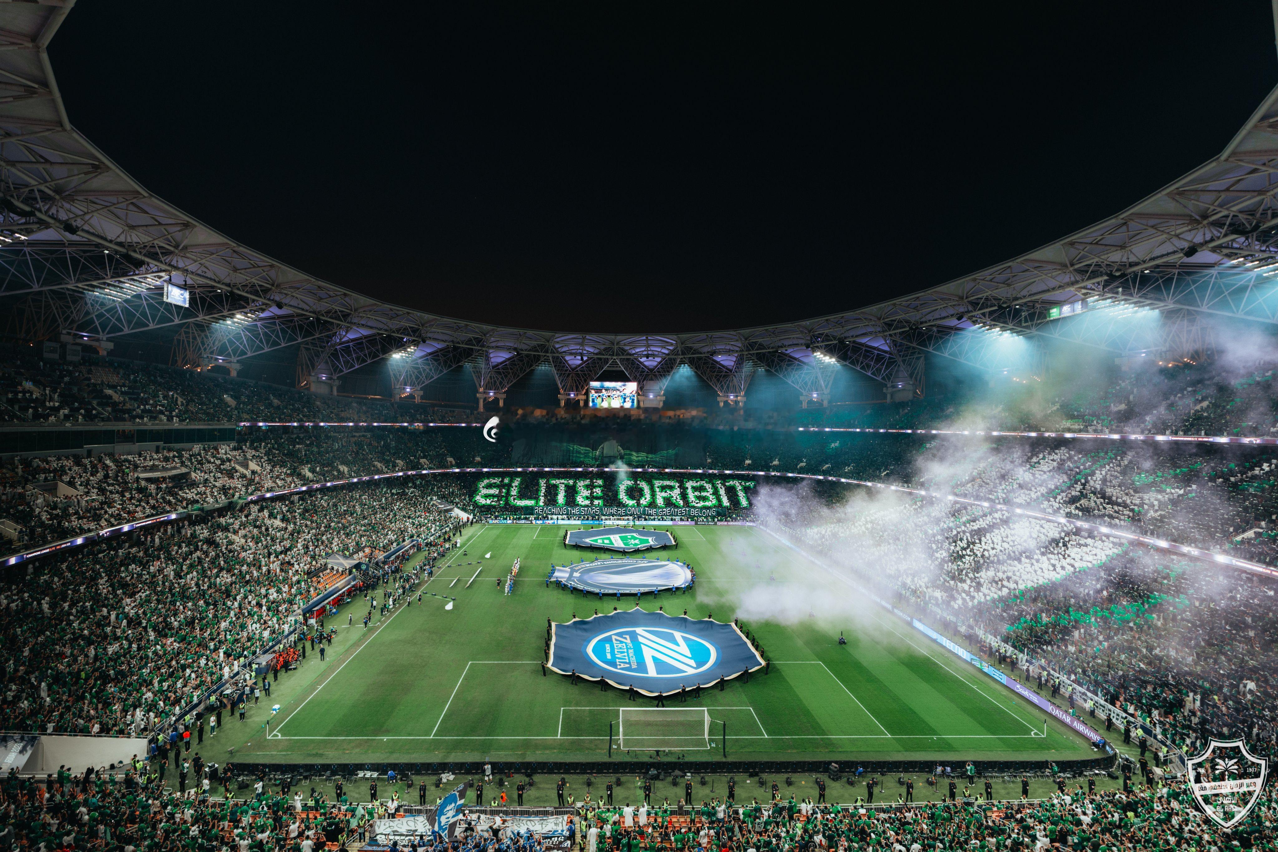 亚冠精英联赛的观众人数 🏟️🏆16强赛 - 西区：吉达联合 ×阿布扎比统一 