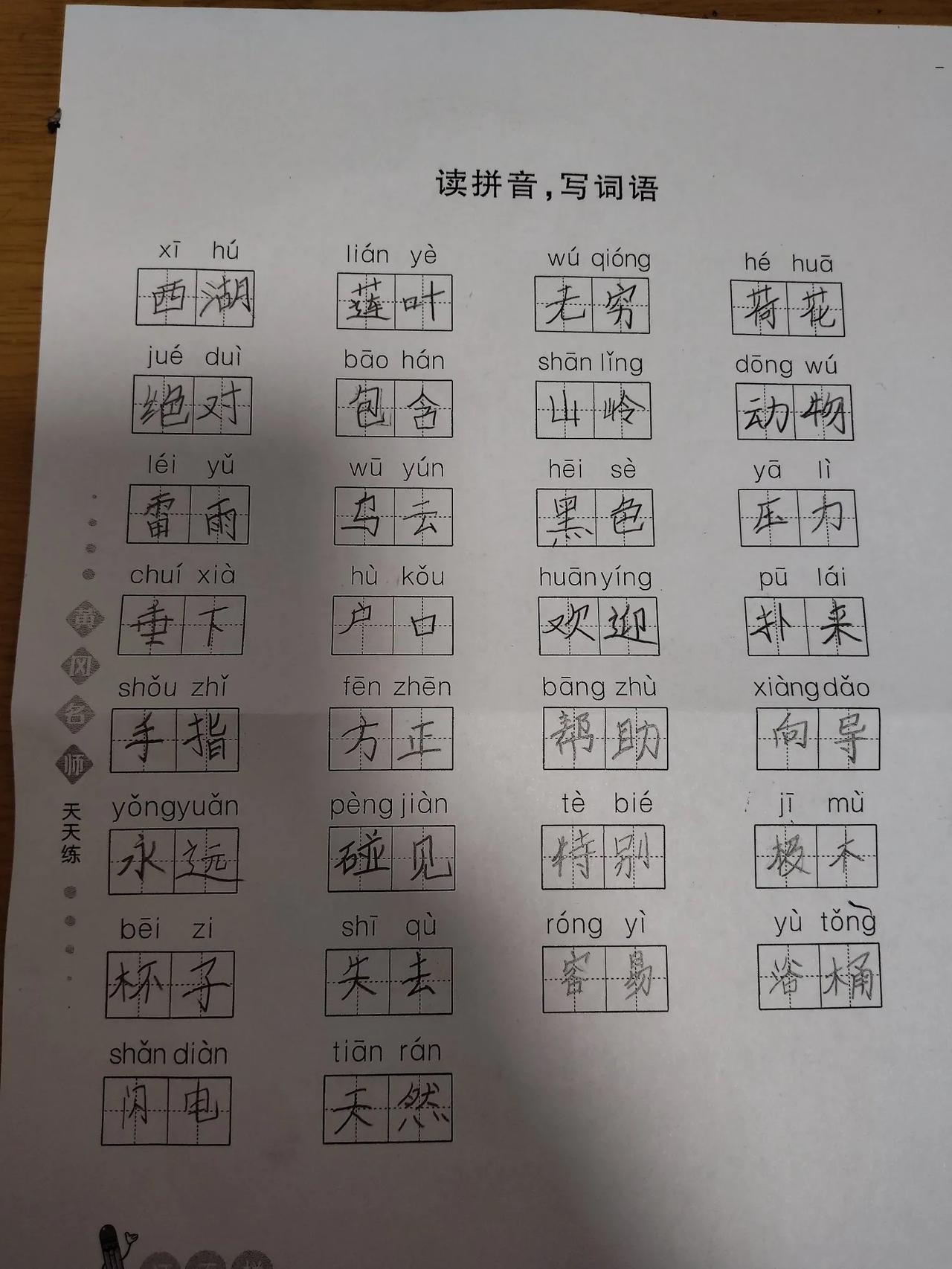 孩子小学二年级了，天天得辅导作业，学习成绩也是中游水平，我初中水平，检查作业也费