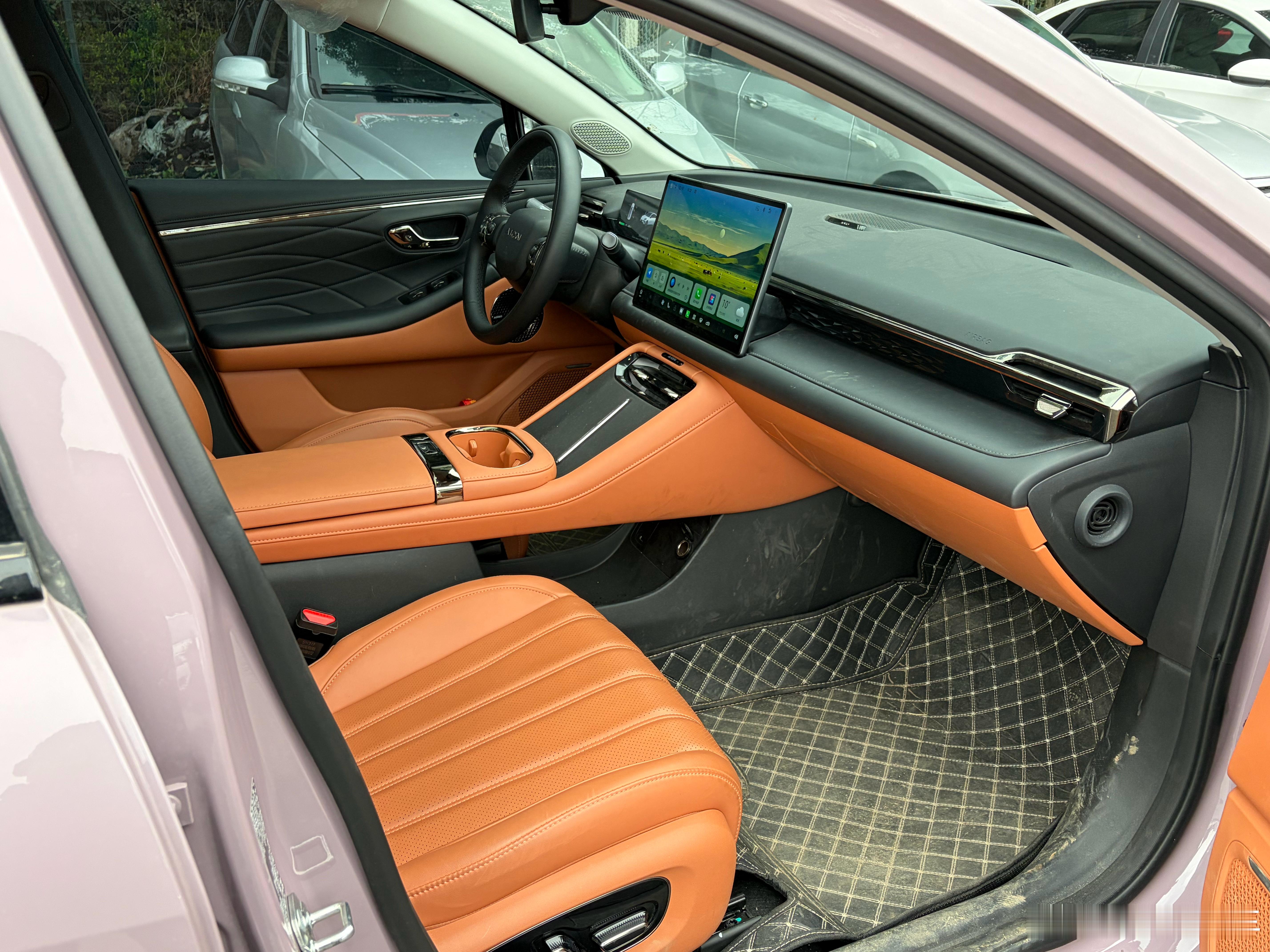 买了台埃安RT4865的车长，应该也算标准的B级车了25款650智豪版本地美女一