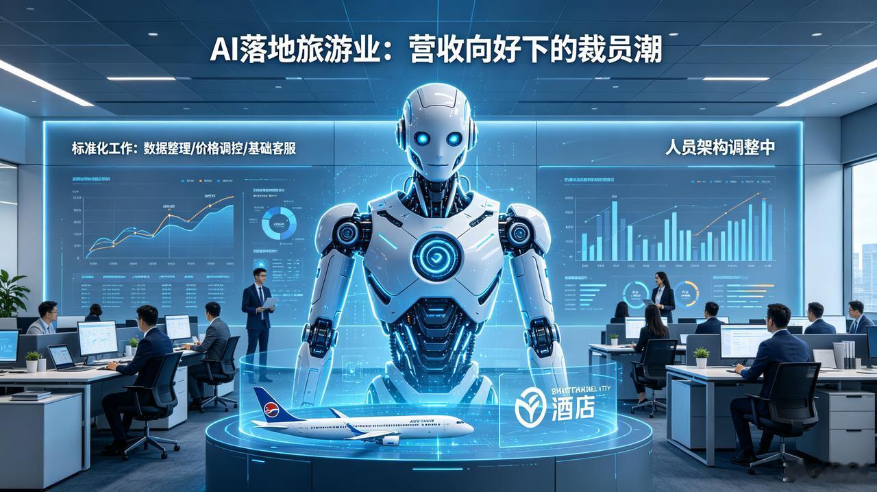 AI浪潮重塑旅游行业用工格局，转型才是破局关键
 
AI落地旅游业带来的裁员风潮