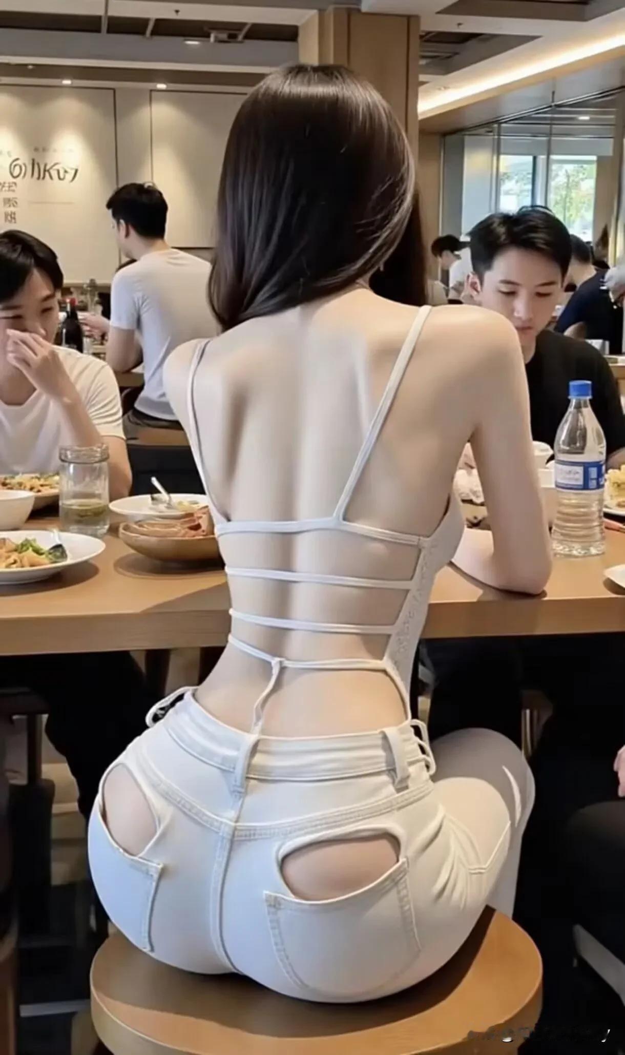 这衣服真的好看吗？是设计师的缘故呢，还是因为穿着真的很凉快才设计成这样的？搞不懂