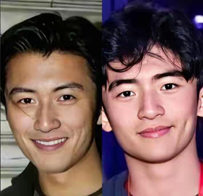 儿子没有爸爸帅