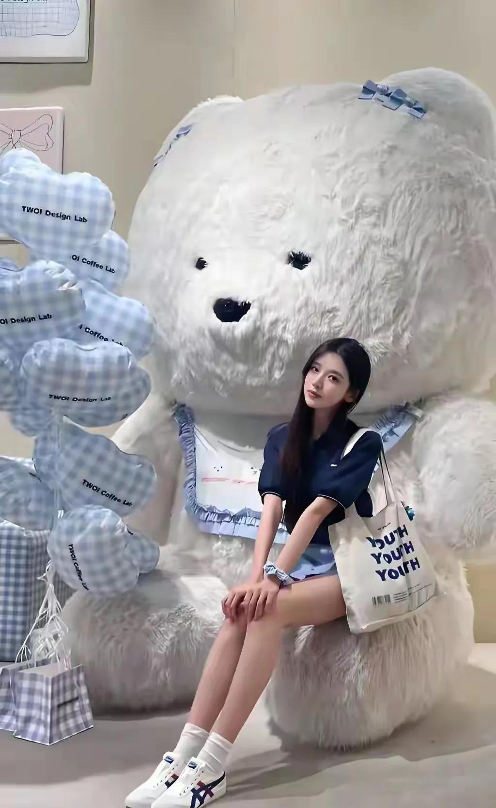 可爱女人，可爱拍照。