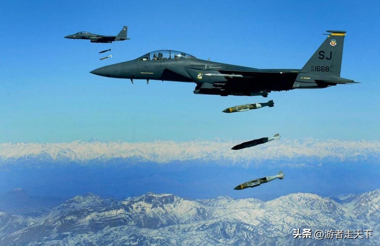 一个多礼拜向伊朗投掷了1万多枚炸弹，是什么概念？
这么说吧，在二战的时候，摧毁一