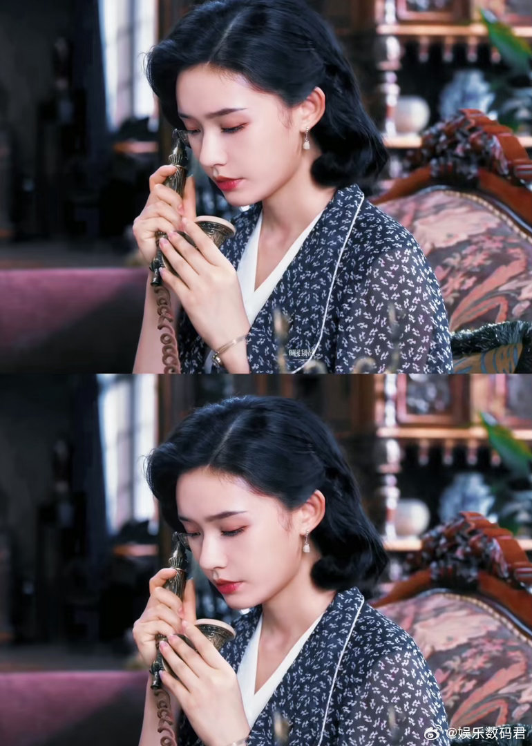 林允好复古的质感好高清的美貌电视剧冬去春来 复古造型一上身，沈冉冉就立住了。高清