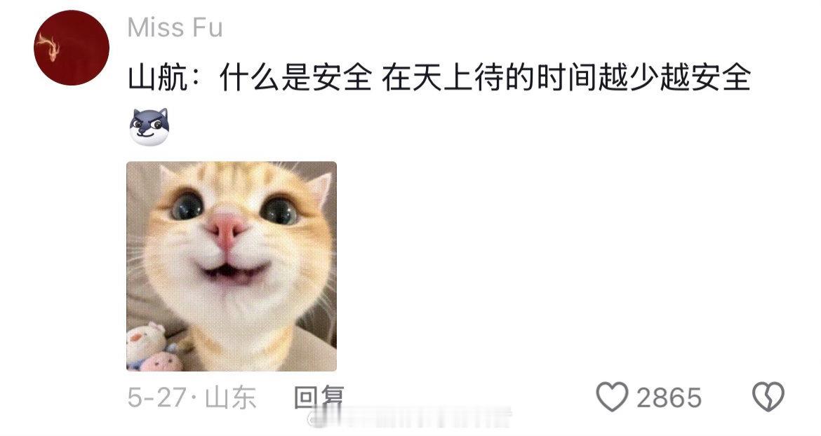山航:很着急为您服务哈哈哈哈哈哈哈哈哈哈 （