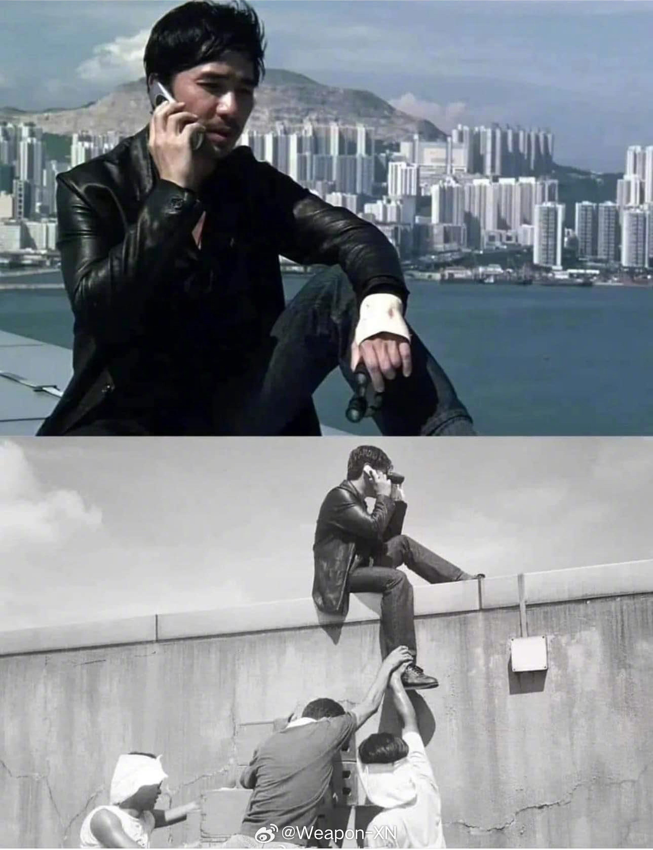 #照片中的历史[超话]#怕掉下去[偷笑] ​​​