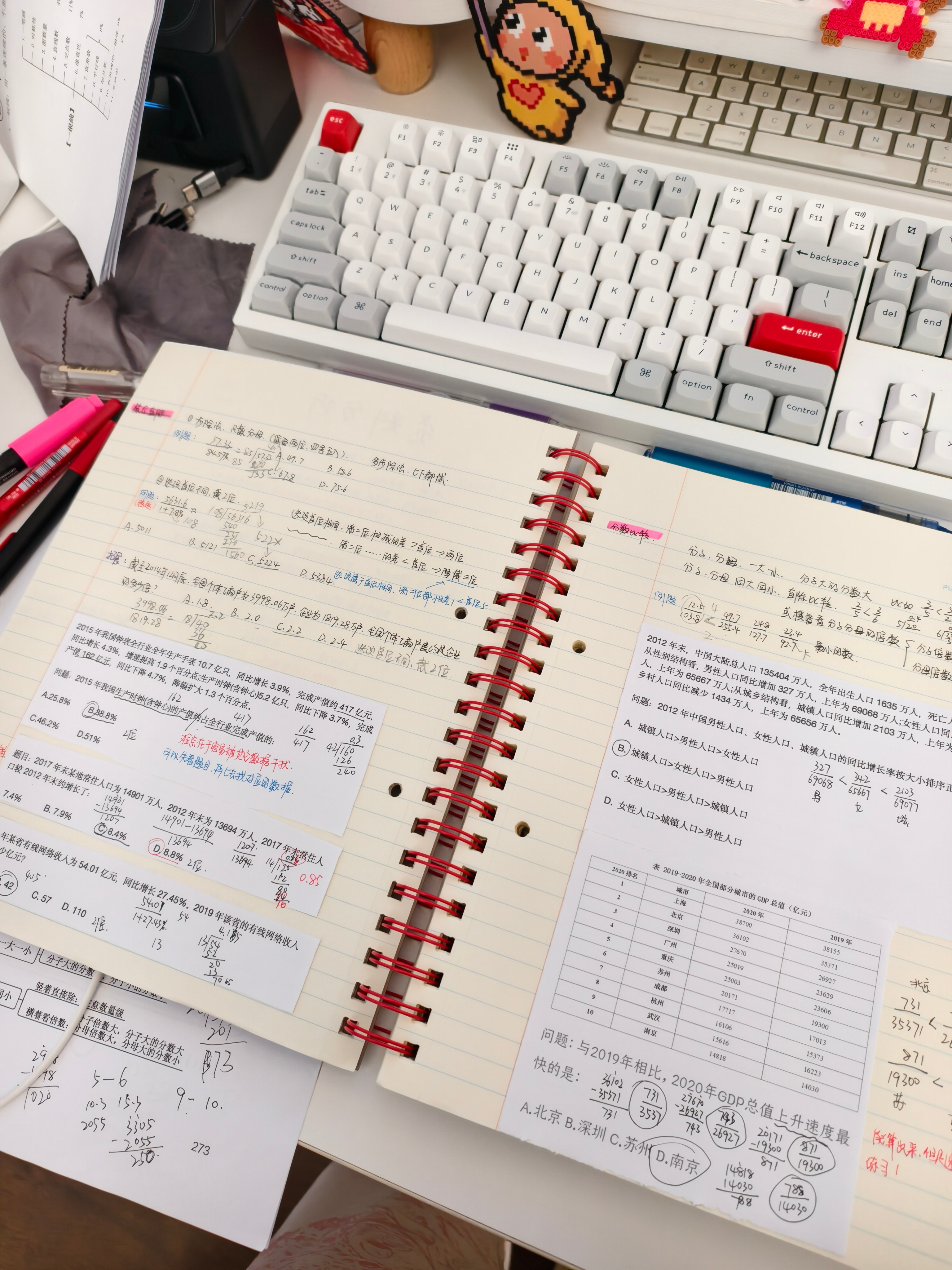 开始系统化备考啦，第一阶段沉下心一板块一板块地听课、练习、复盘，第二阶段大量按板