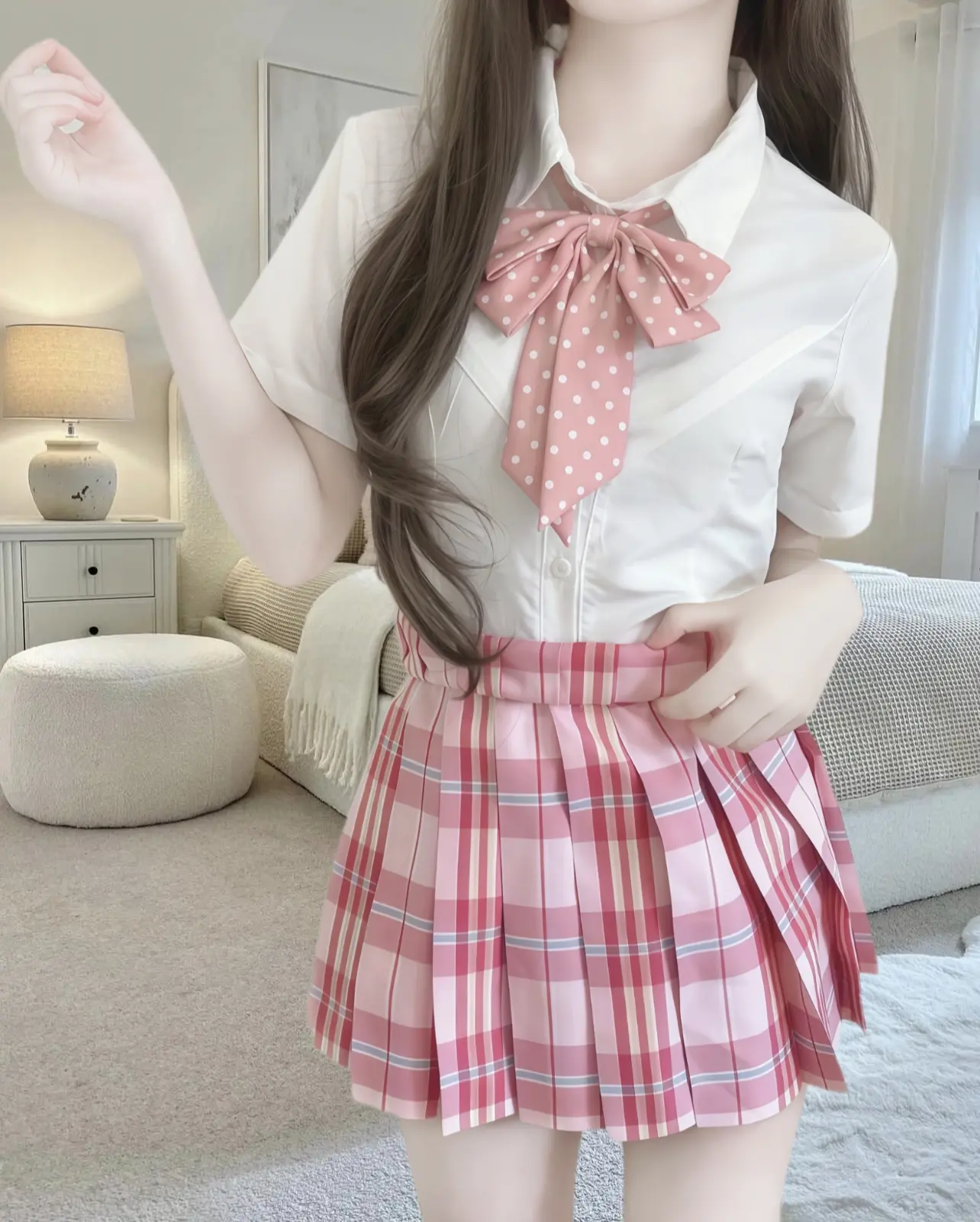 少女感夏日ootd ootd甜美穿搭 甜系女友穿搭 甜美学院风 清甜韩系
