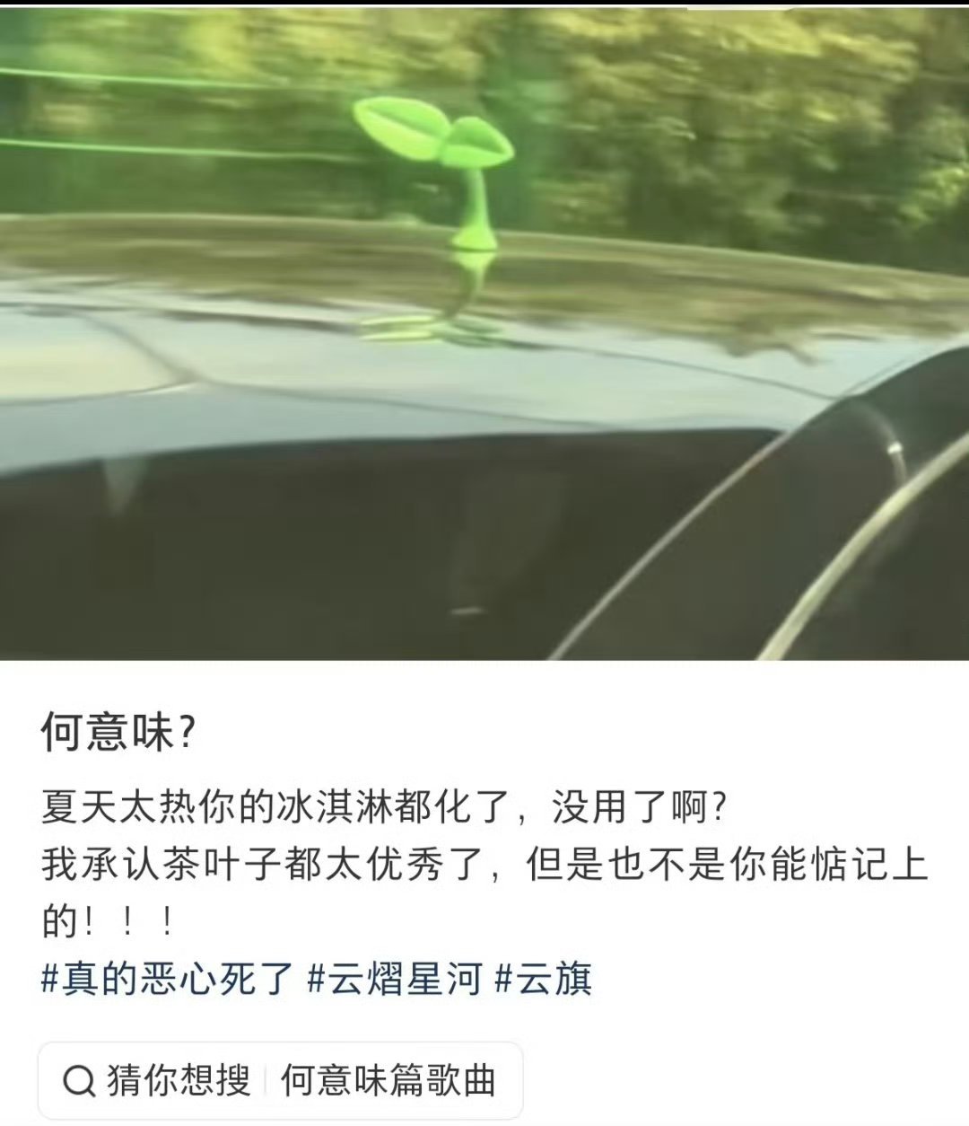 lcy太把自己当回事了吧，一个破塑料你申请专利了啊？这么严重要不要上报联合国啊？
