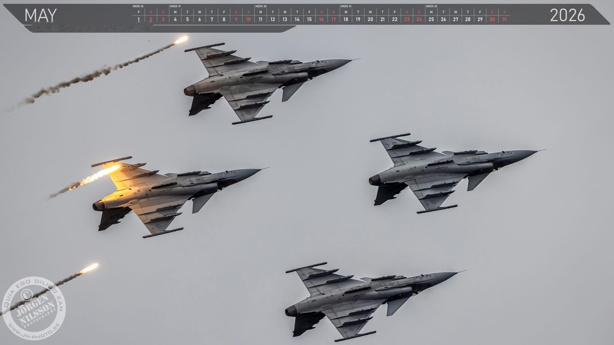 今日鹰狮 瑞典空军JAS39C鹰狮2026年5月，你好Photo credit: