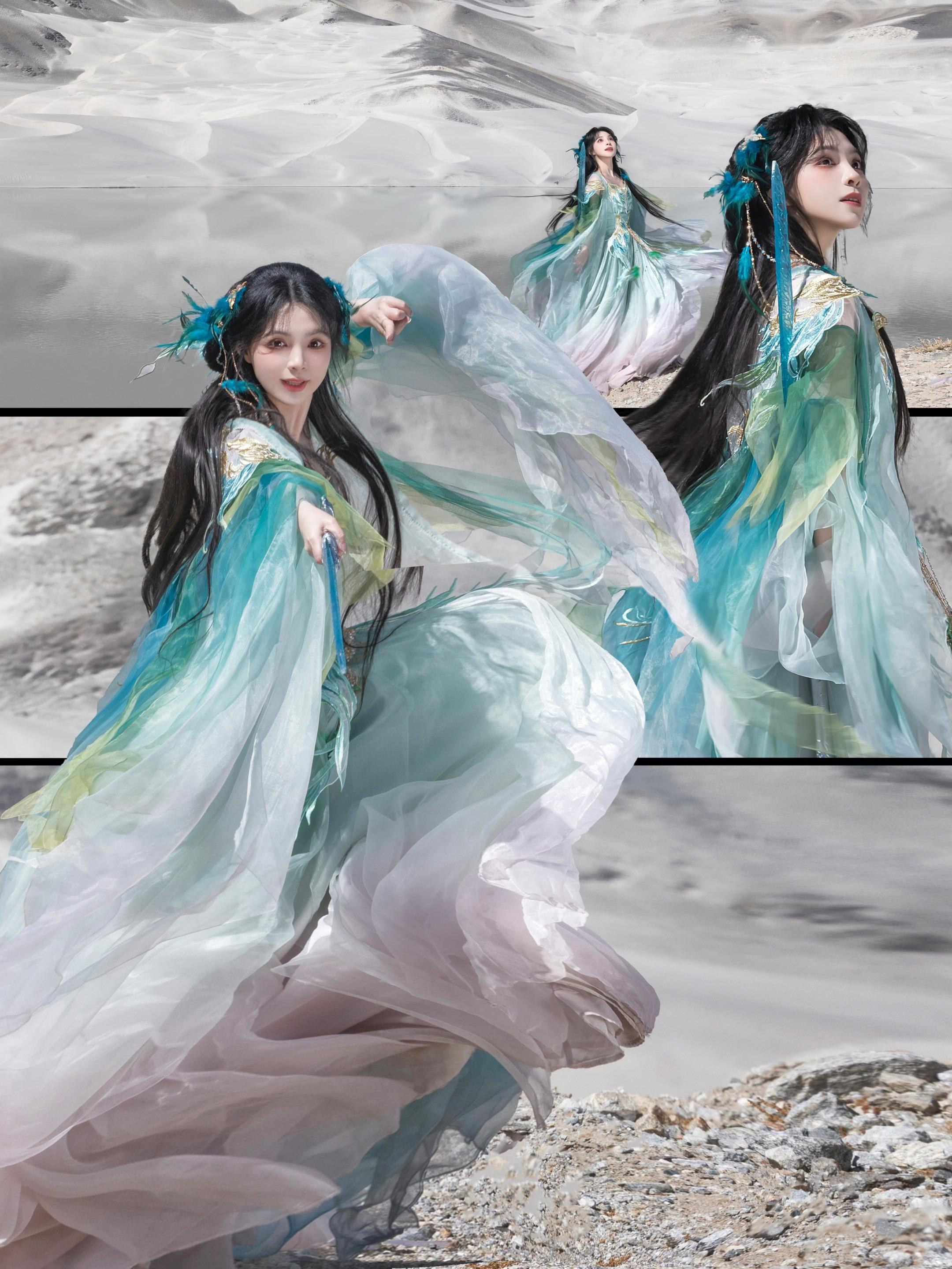 ‘ 玉山青鸟 ’依旧是白沙湖 南疆最爱的点 每次去我都一个狠狠拍