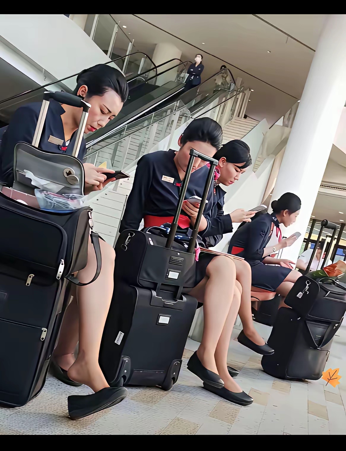 一直有个疑问：空姐干20年，年纪大了还能继续当空姐吗？不能飞的话，都去做啥工作了