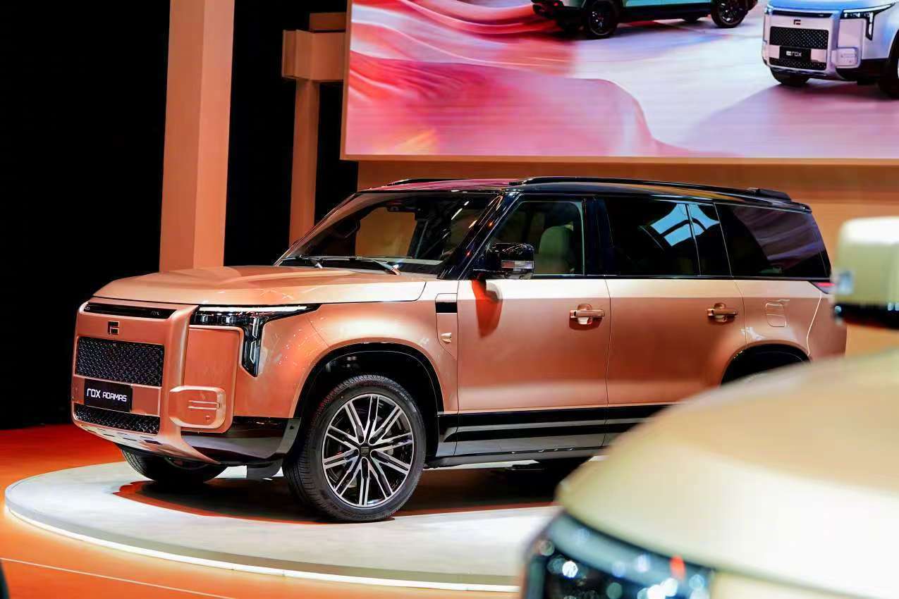 原厂就带行李架和侧边帐，周末去露营打开就能用，特别省事，出去玩的气氛一下子就到位