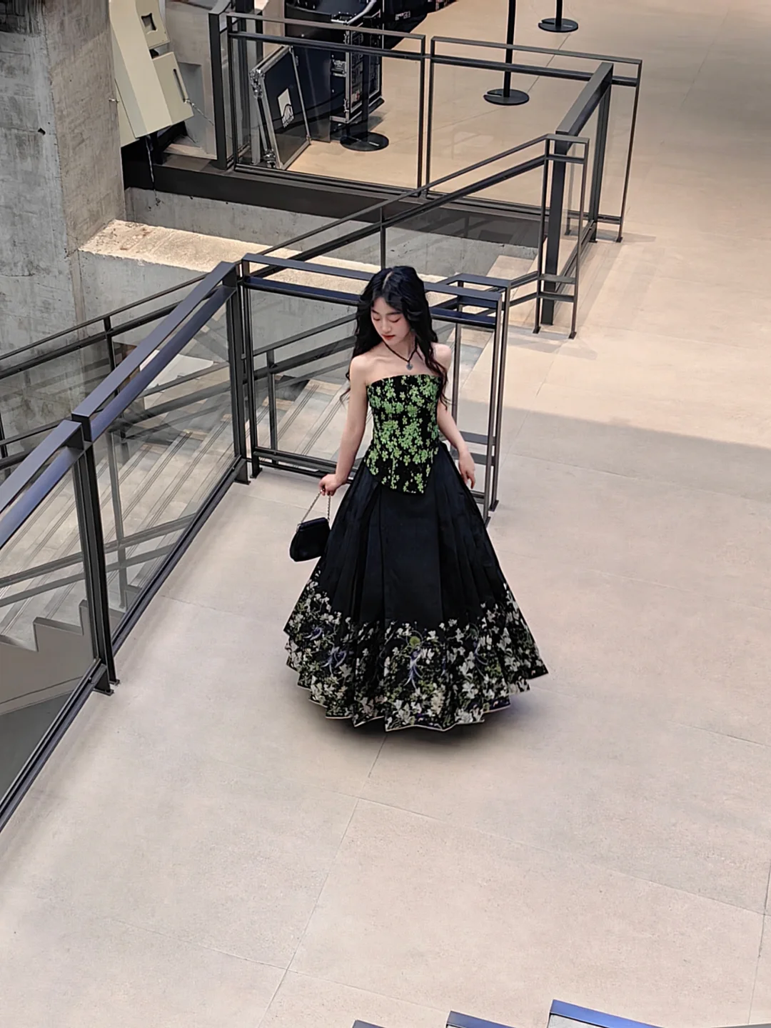 这条抹胸和马面简直就是绝配！