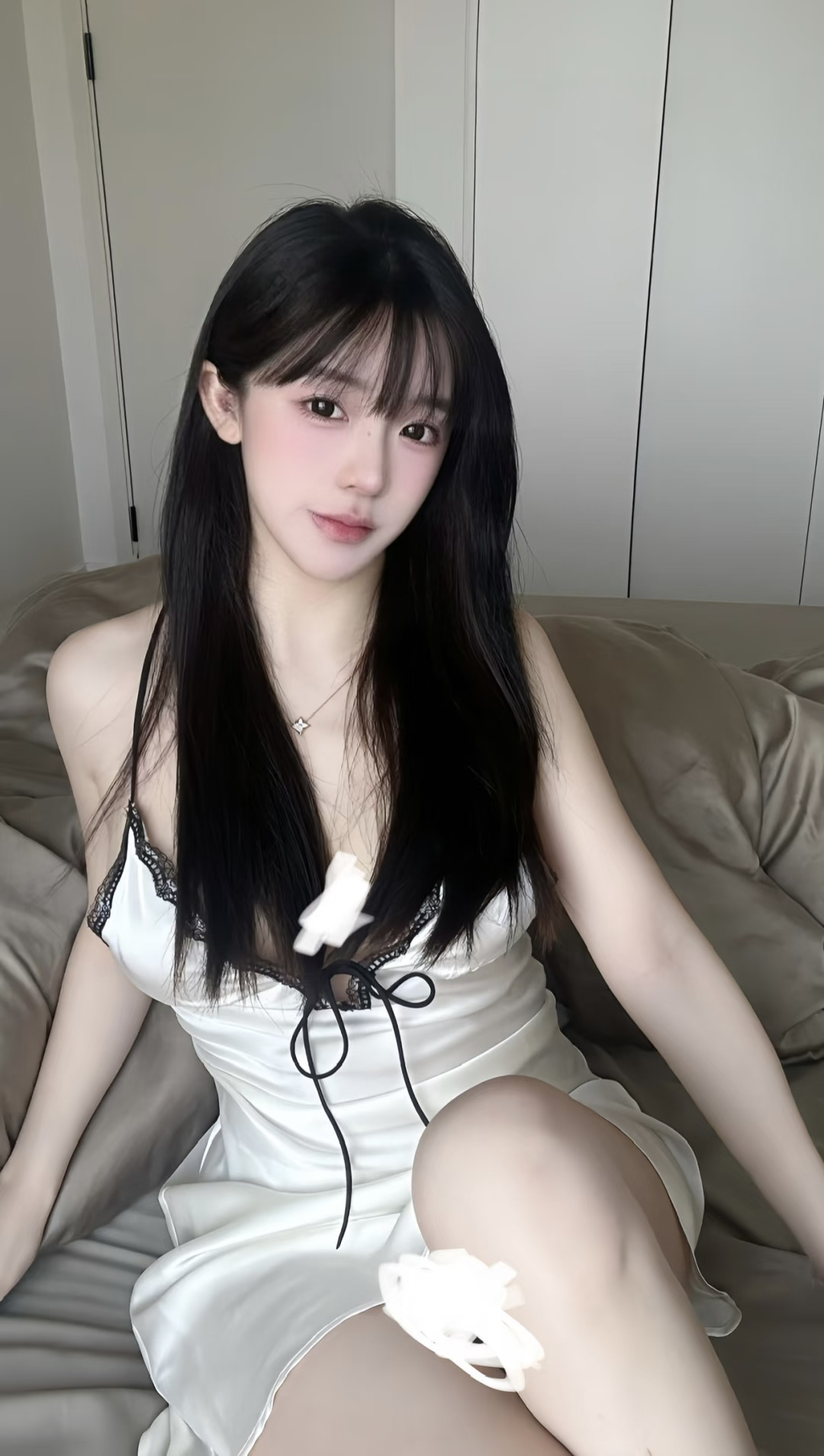 奶油系小香风睡裙，谁穿谁美！