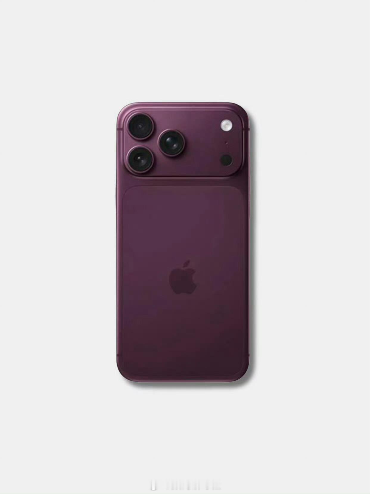 iPhone18Pro樱桃色 深紫带点红的感觉 ~ 感觉是今年的爆款没错了~科技