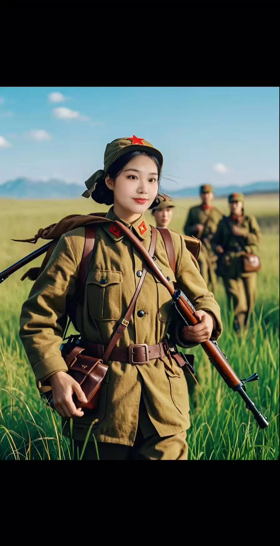 AI扛枪草中影