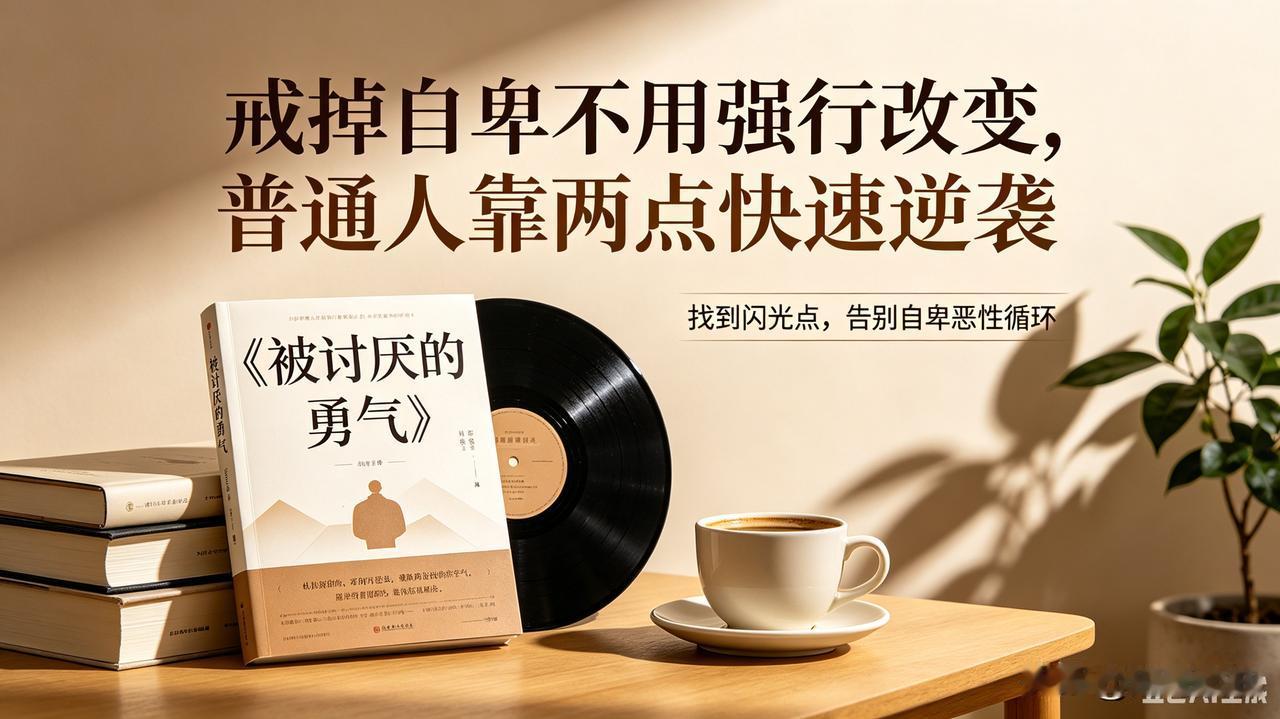 戒掉自卑不用强行改变，普通人靠两点快速逆袭！

有些人为什么会讨厌自己？只盯着自