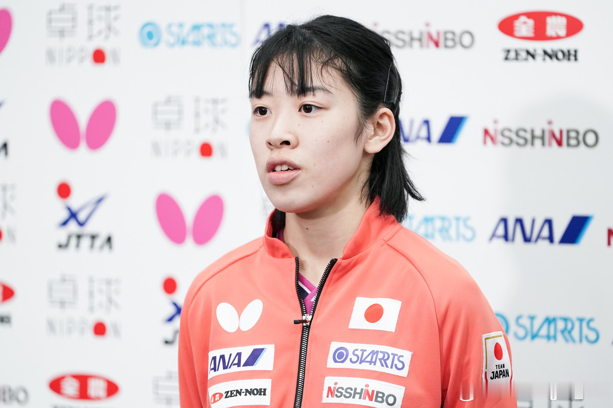 伦敦世乒赛团体赛 日本代表选手 媒体群采🎤 