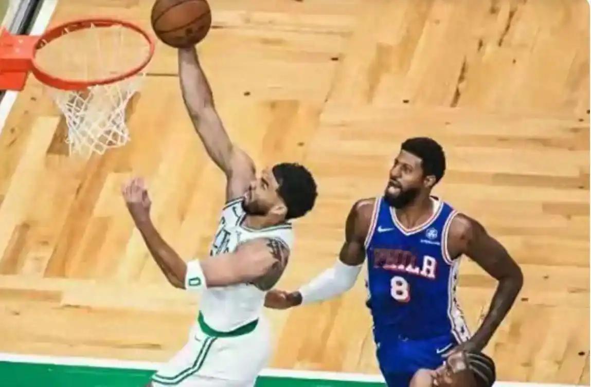 NBA季后赛，凯尔特人主场123-91狂胜76人！双探花合砍51分，塔图姆25+