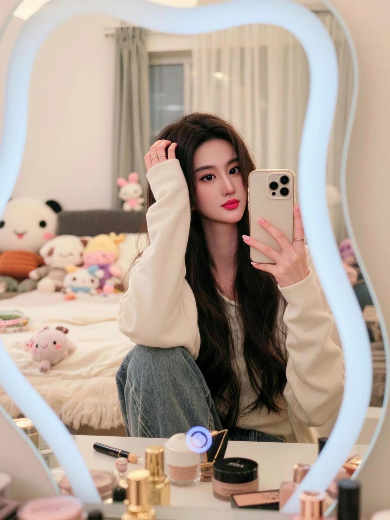 随变ai随便玩 对镜自拍姿势 在家自拍 美女日常自拍