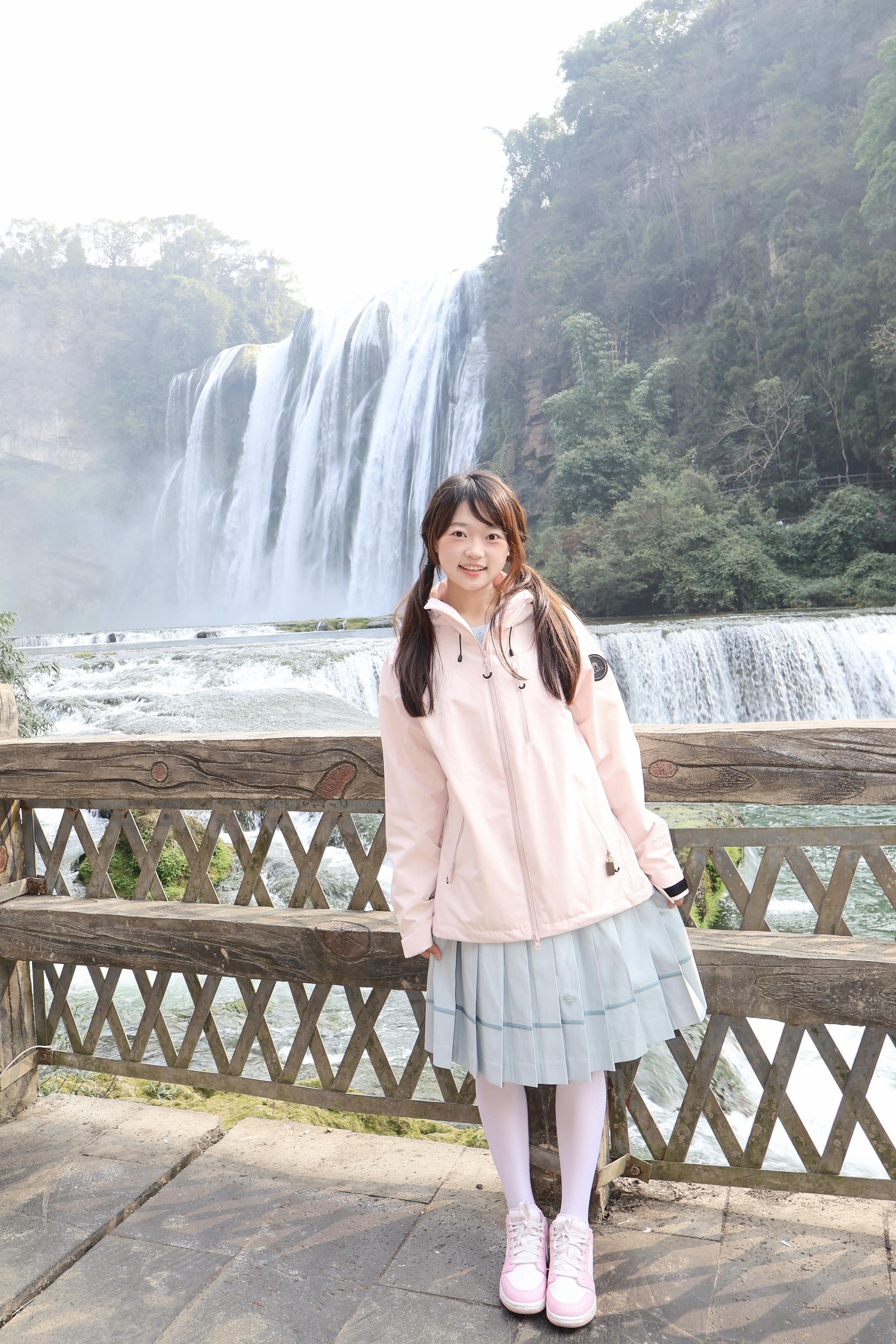 幸福请像瀑布一样降临。