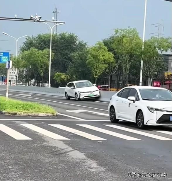 这车质量是真好，司机脾气更倔。全网疑惑：为啥不打一把方向下来？
有网友拍到一辆电