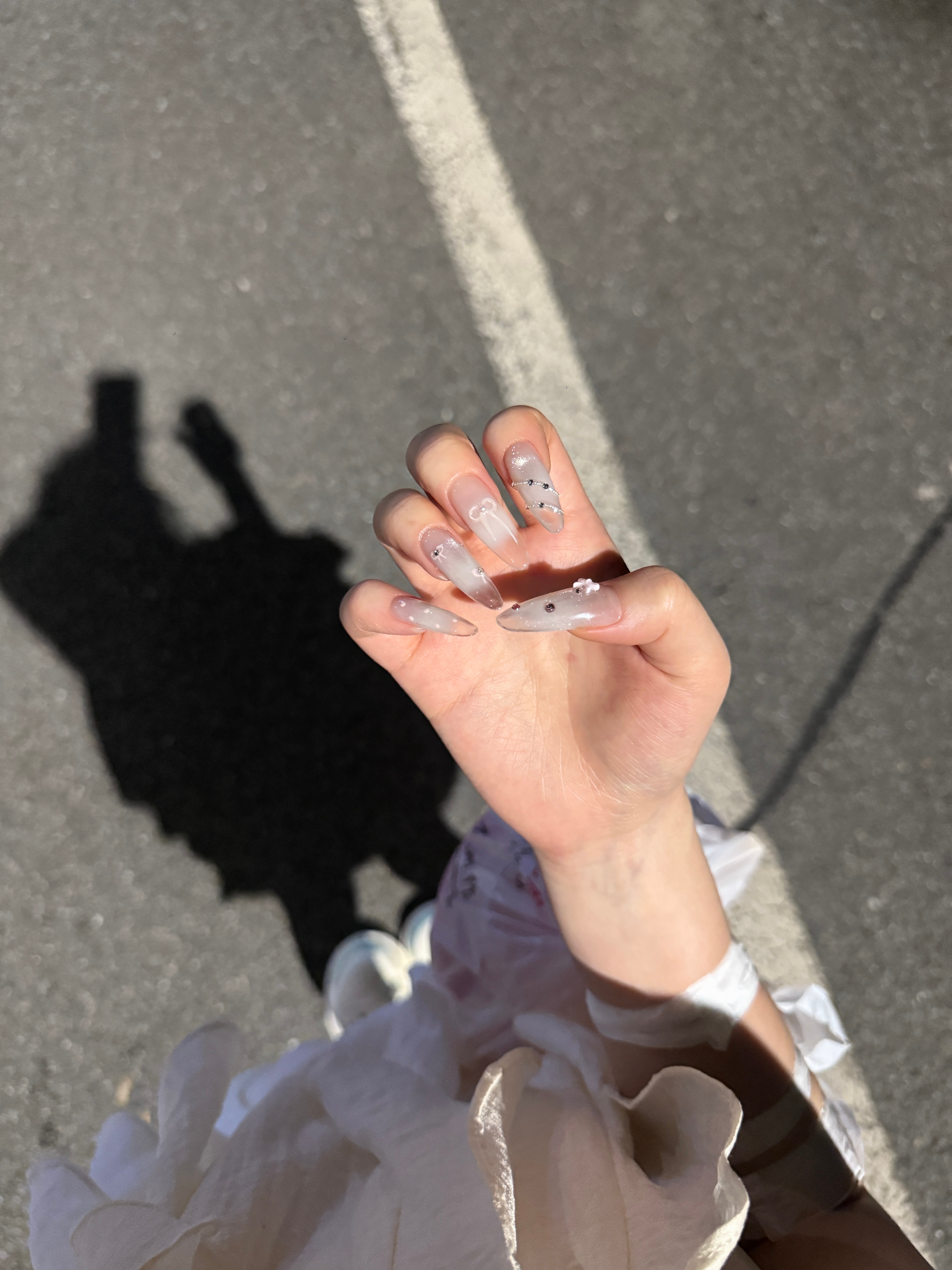 带着一份美味的艇仔粥和新美甲回家咯～ ​​​