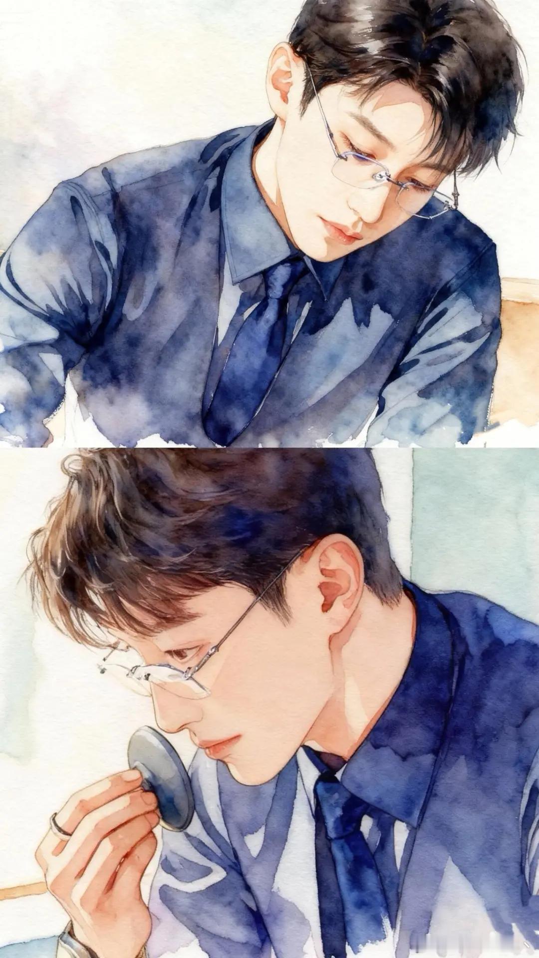 修了几十张小裴总，