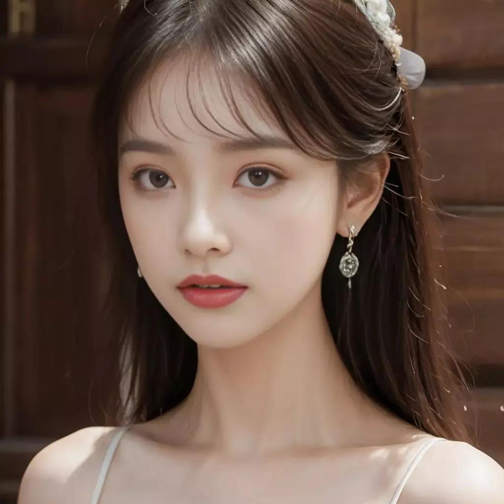 甜美少女风，清新脱俗的气质，自然妆容，精致优雅！