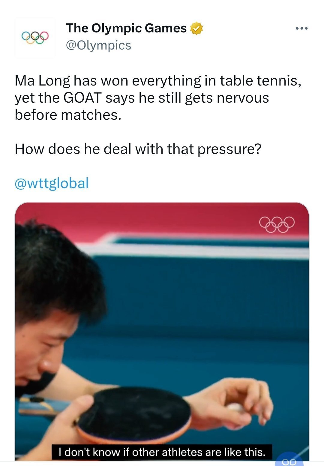 国际乒联称马龙是goat词条里喷运动员的爱看多看国际奥委会IOC，国际奥协ANO