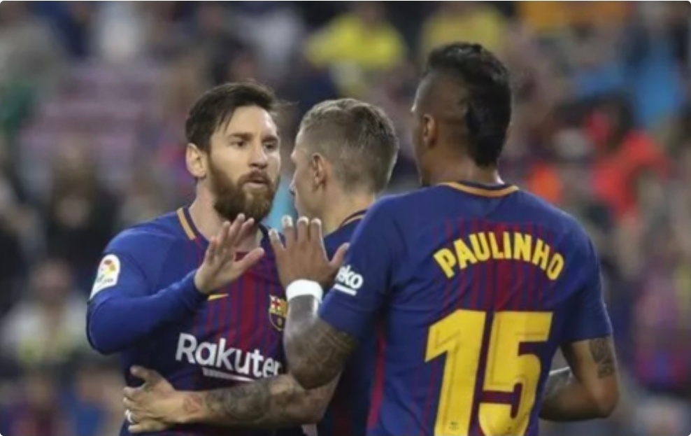 保利尼奥：梅西当年比赛中问我去不去巴萨，我以为是要迷惑我在接受采访时，前巴西球星