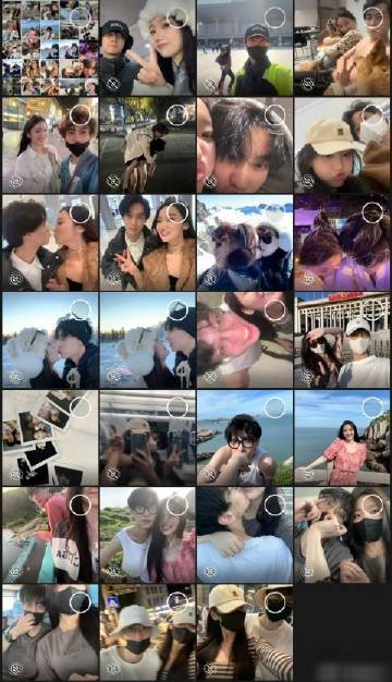 九成美再发与田栩宁亲吻照九成美发了45张田栩宁相关照片 OMG有45张…… 