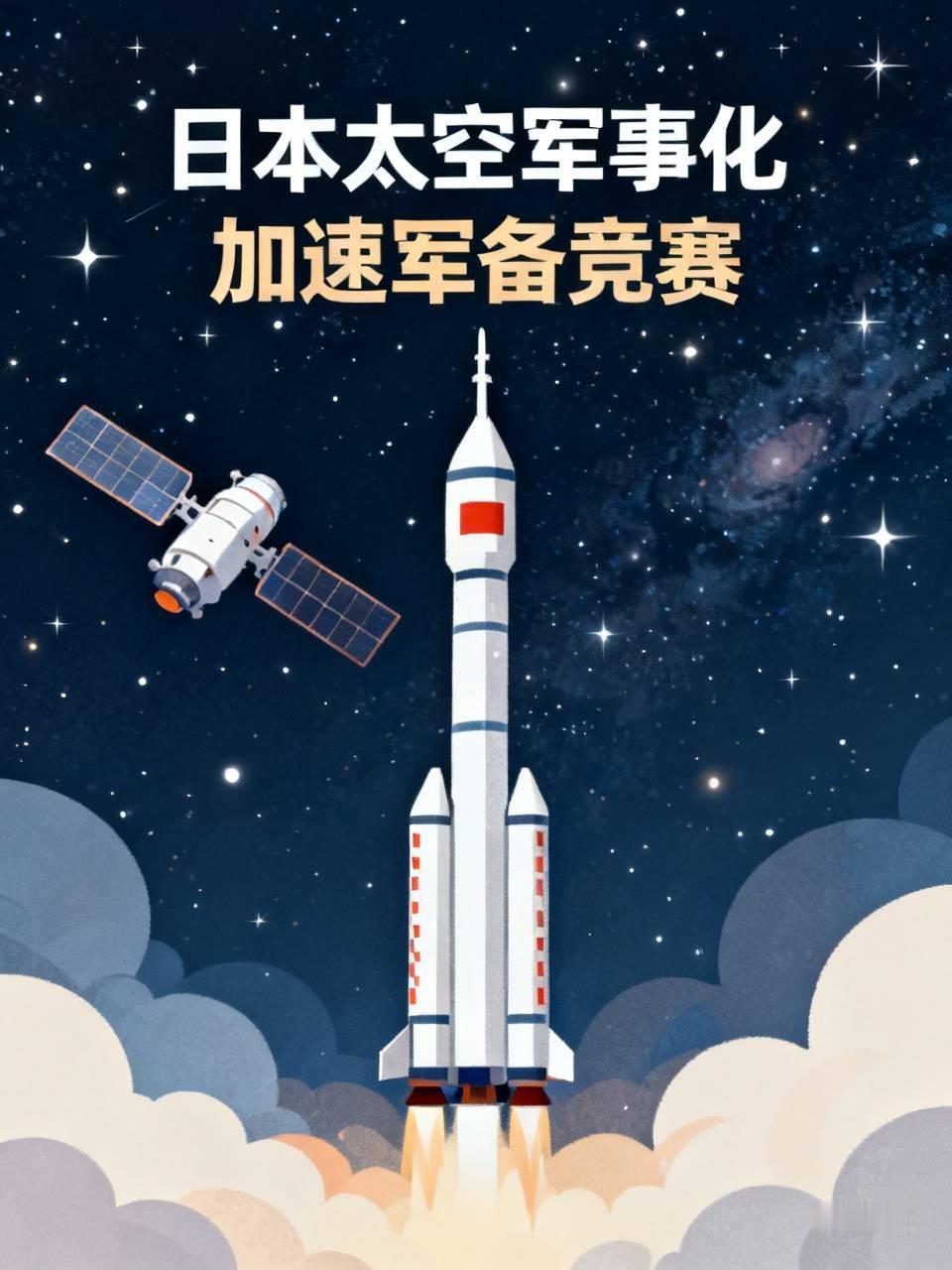 日本加速推进太空武器化、战场化进程，成立宇宙作战集团之举无疑是公然的挑衅。
日本