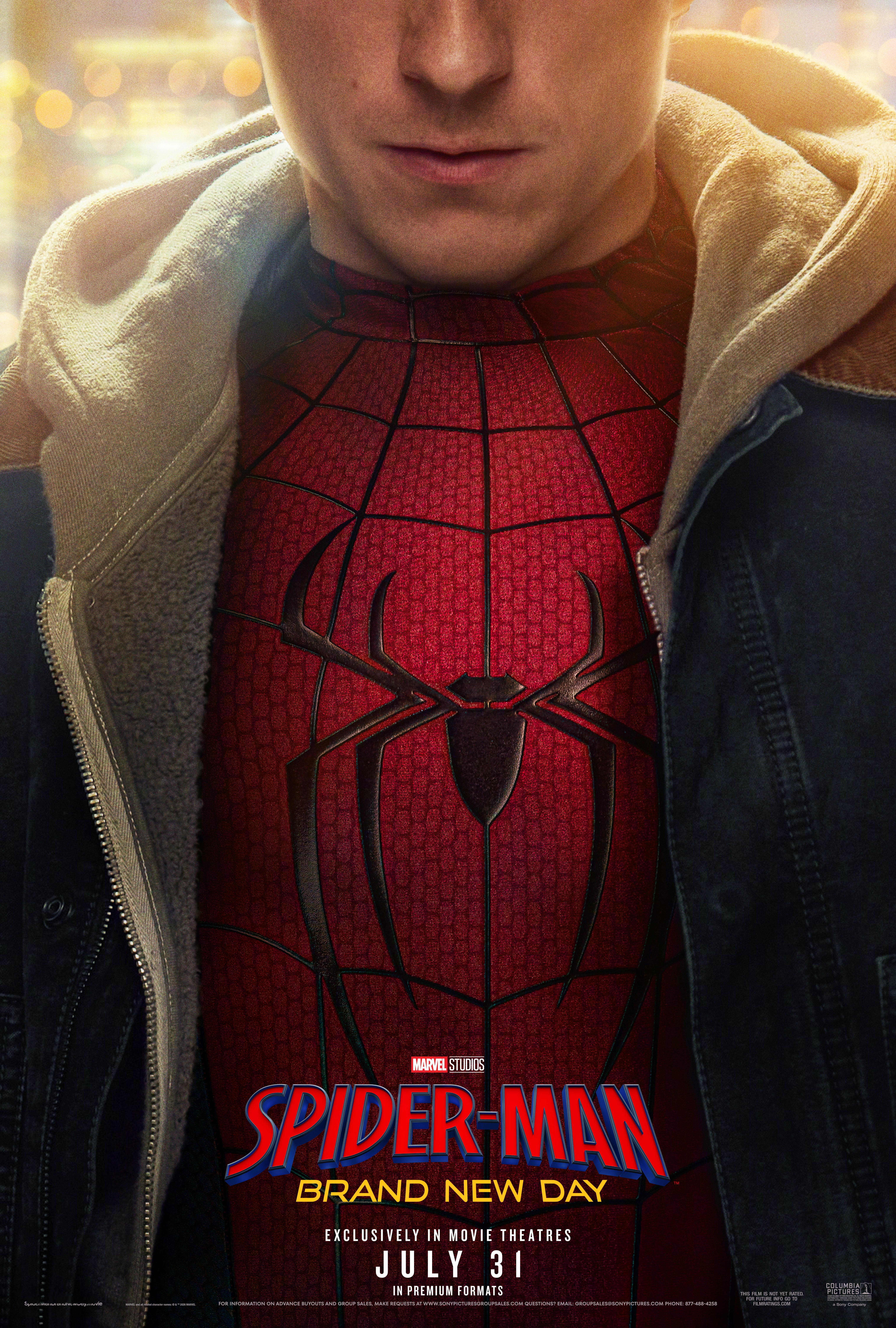 啊啊啊！蜘蛛侠：崭新之日曝光新海报！荷兰弟Tom Holland扮演的蜘蛛侠展示
