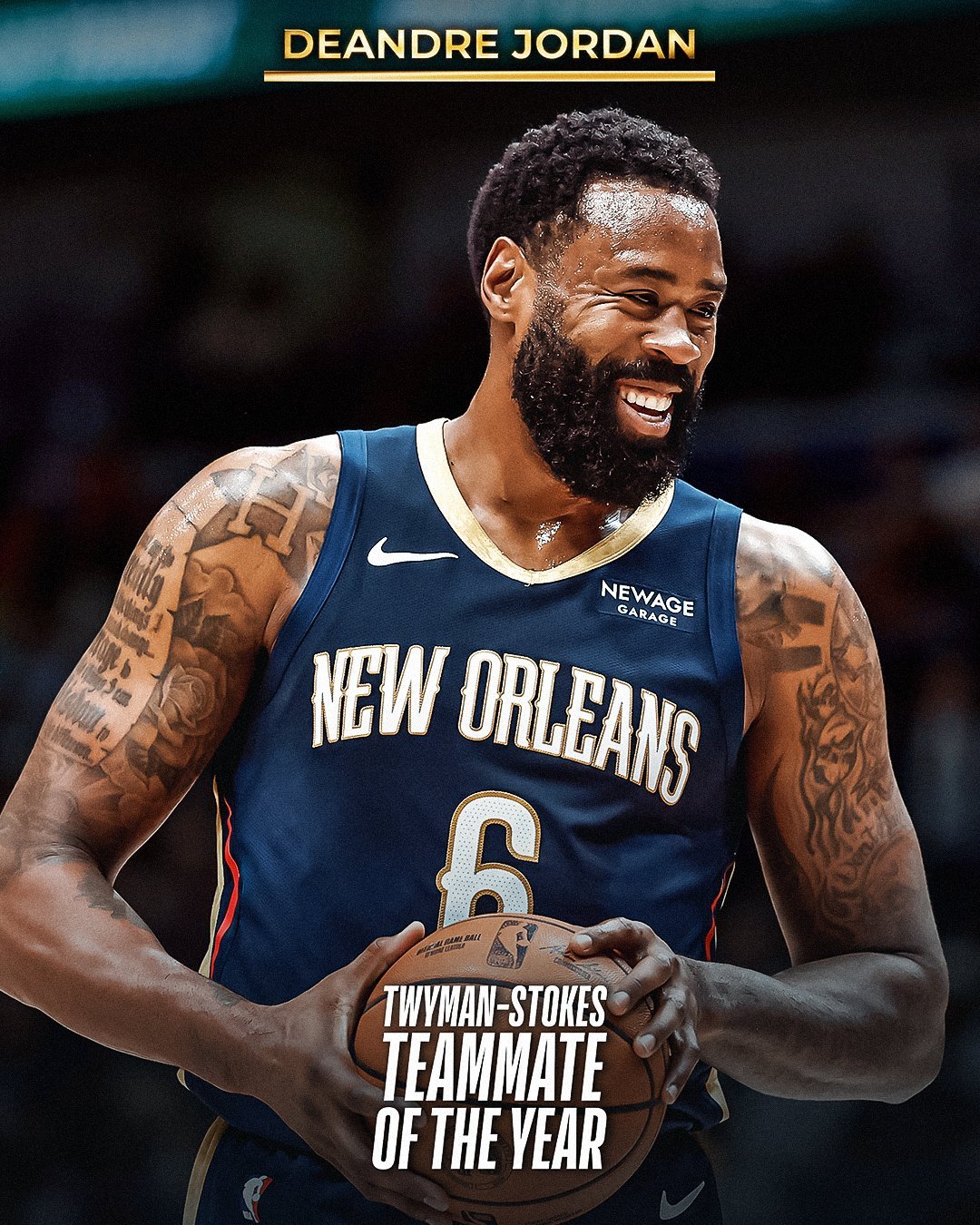 本赛季最佳队友，小乔丹。实至名归。NBA