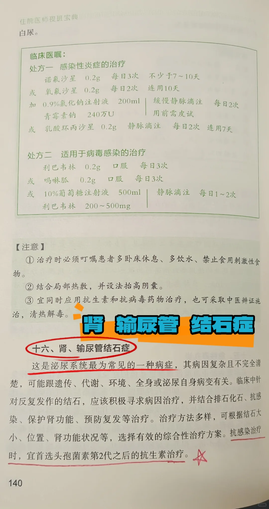 学习笔记分享之肾 输尿管结石症！！