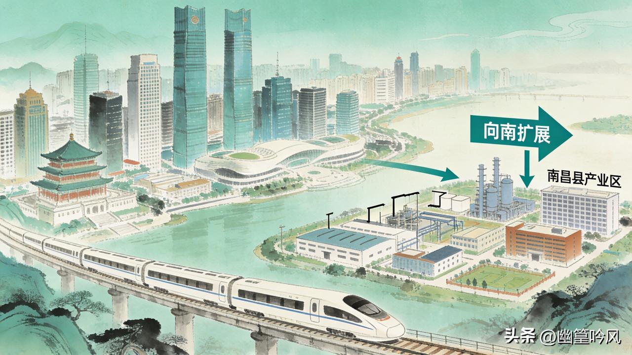 南昌若扩容,哪个方向最优?南昌想要做大省会能级，扩容是必然趋势，对照城市“东进、
