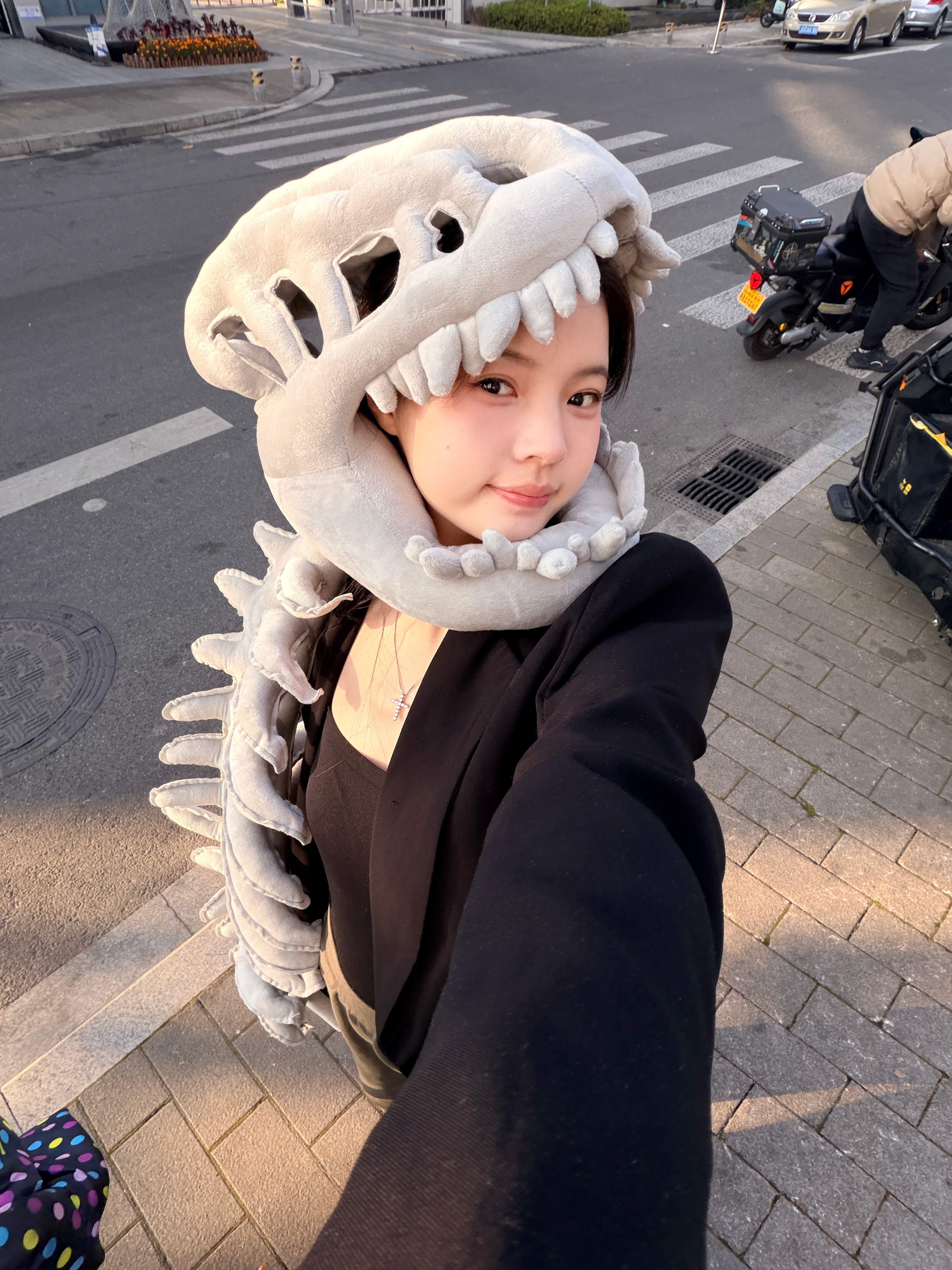 早上好呀！喜欢我今天的帽子吗 