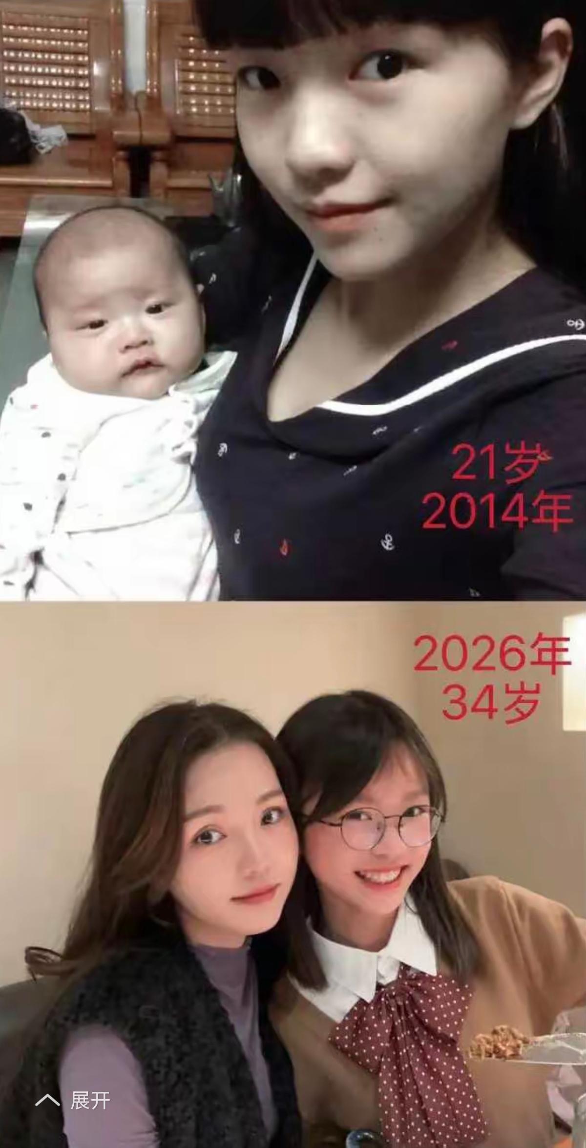 小孩一眨眼就长大了。