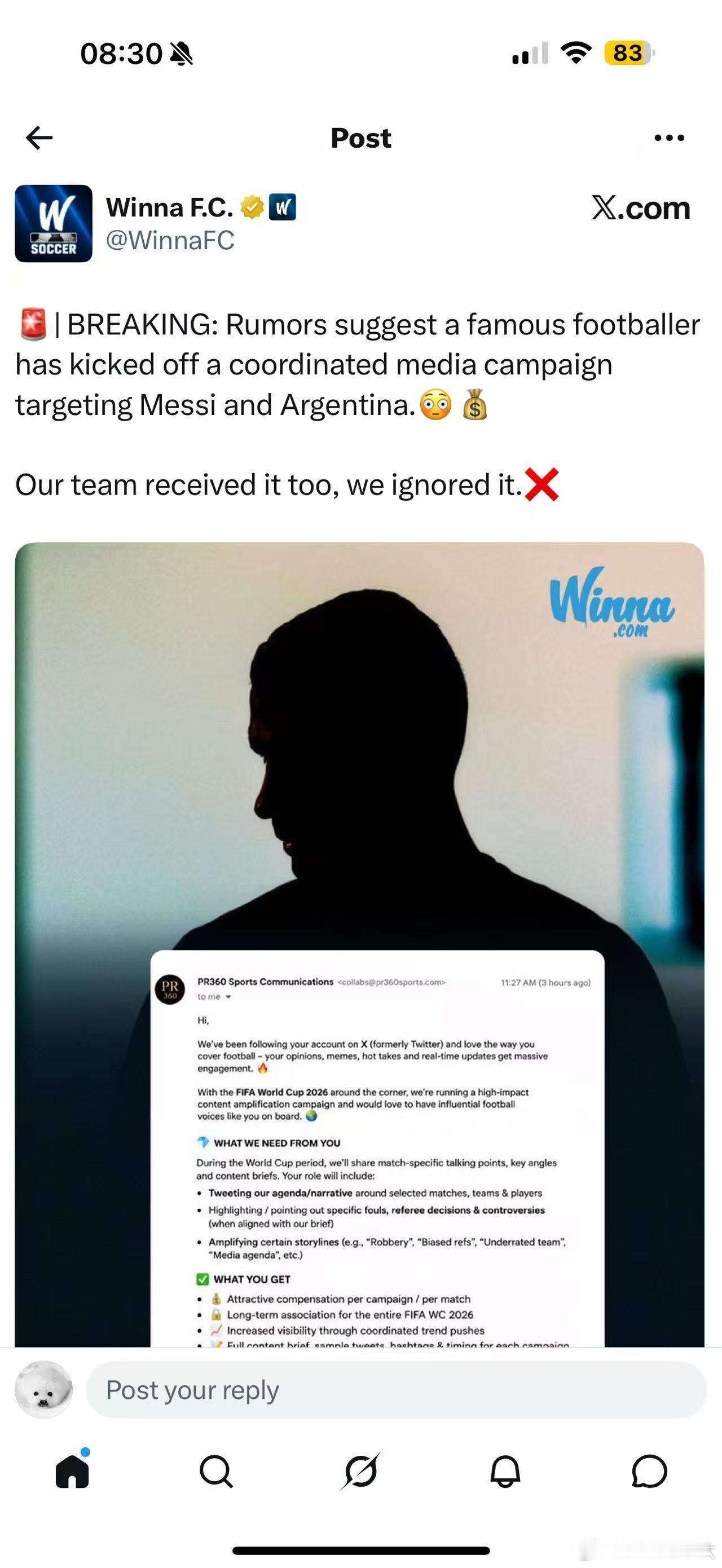 多行不义必自毙莱万质疑fifa偏袒c罗葡萄牙