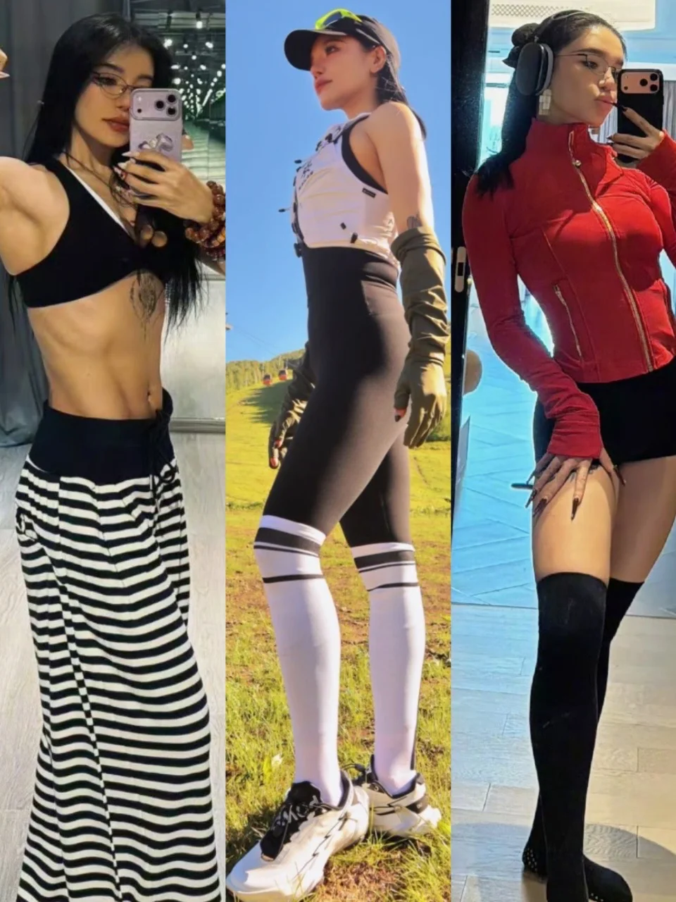 江映蓉现场秀肌肉⁉️健康美越品越上头🤩