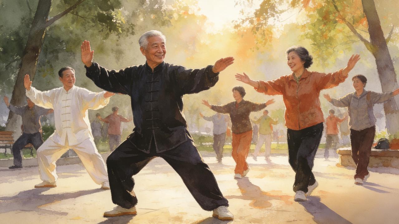 五十岁后，最期待的是和三五老友常相聚。一起去晨练，在公园的角落打太极、跳广场舞；