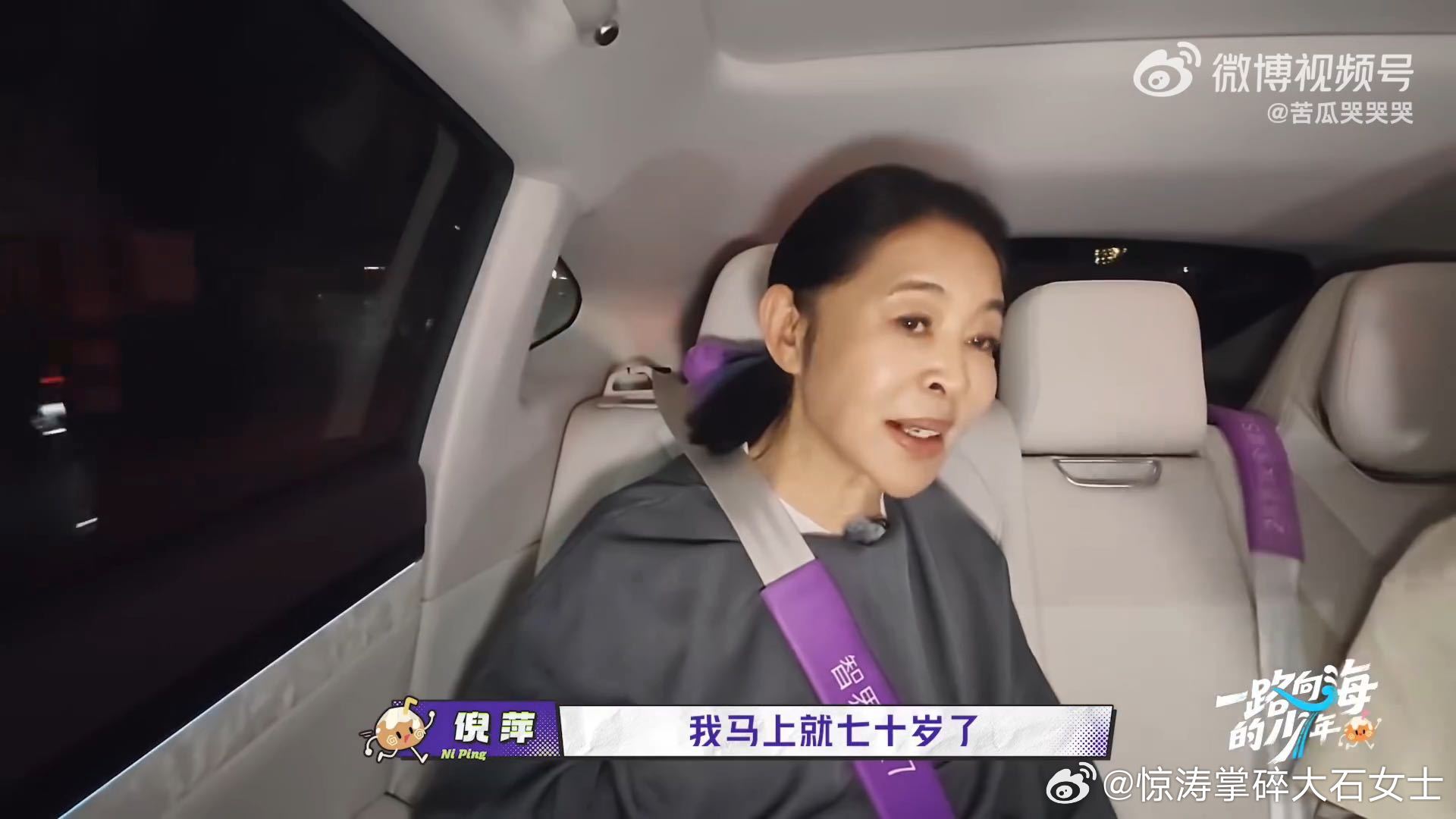 苏新皓夸倪萍年轻苏新皓叫倪萍阿姨 苏新皓在副驾驶乖乖跟倪萍说话的样子确实挺萌的，