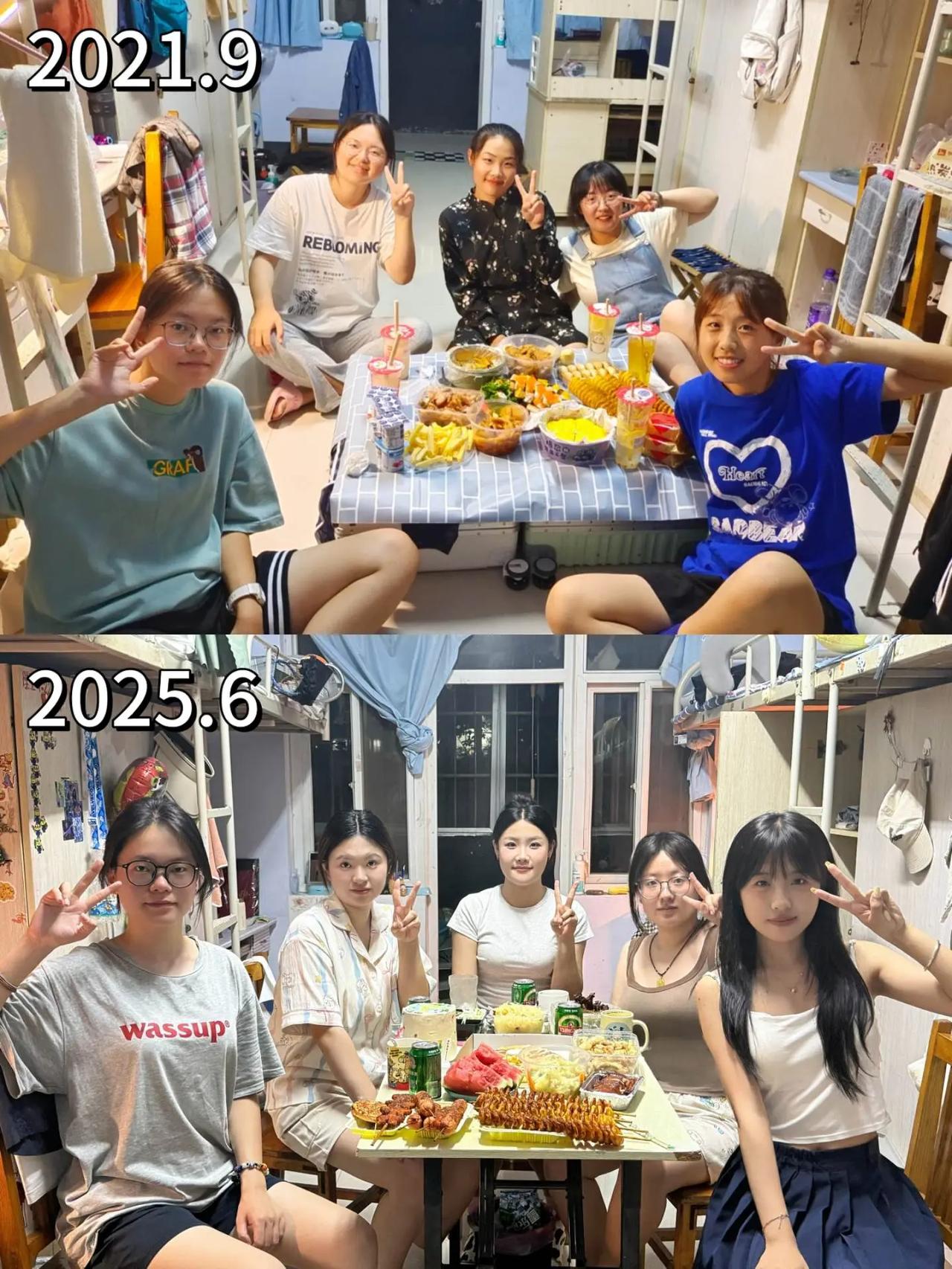 大学四年，这个宿舍里谁的变化最大？
