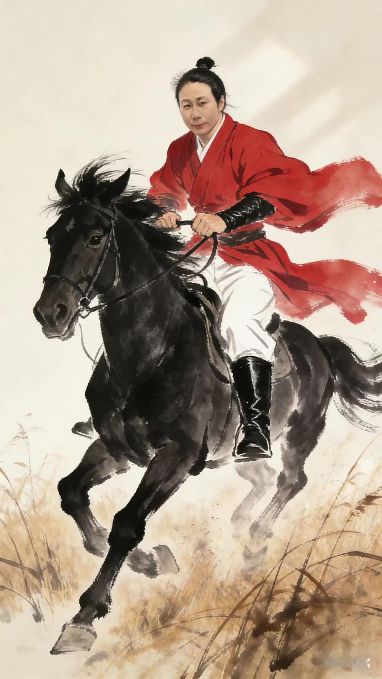 国画除夕过年了画过年了