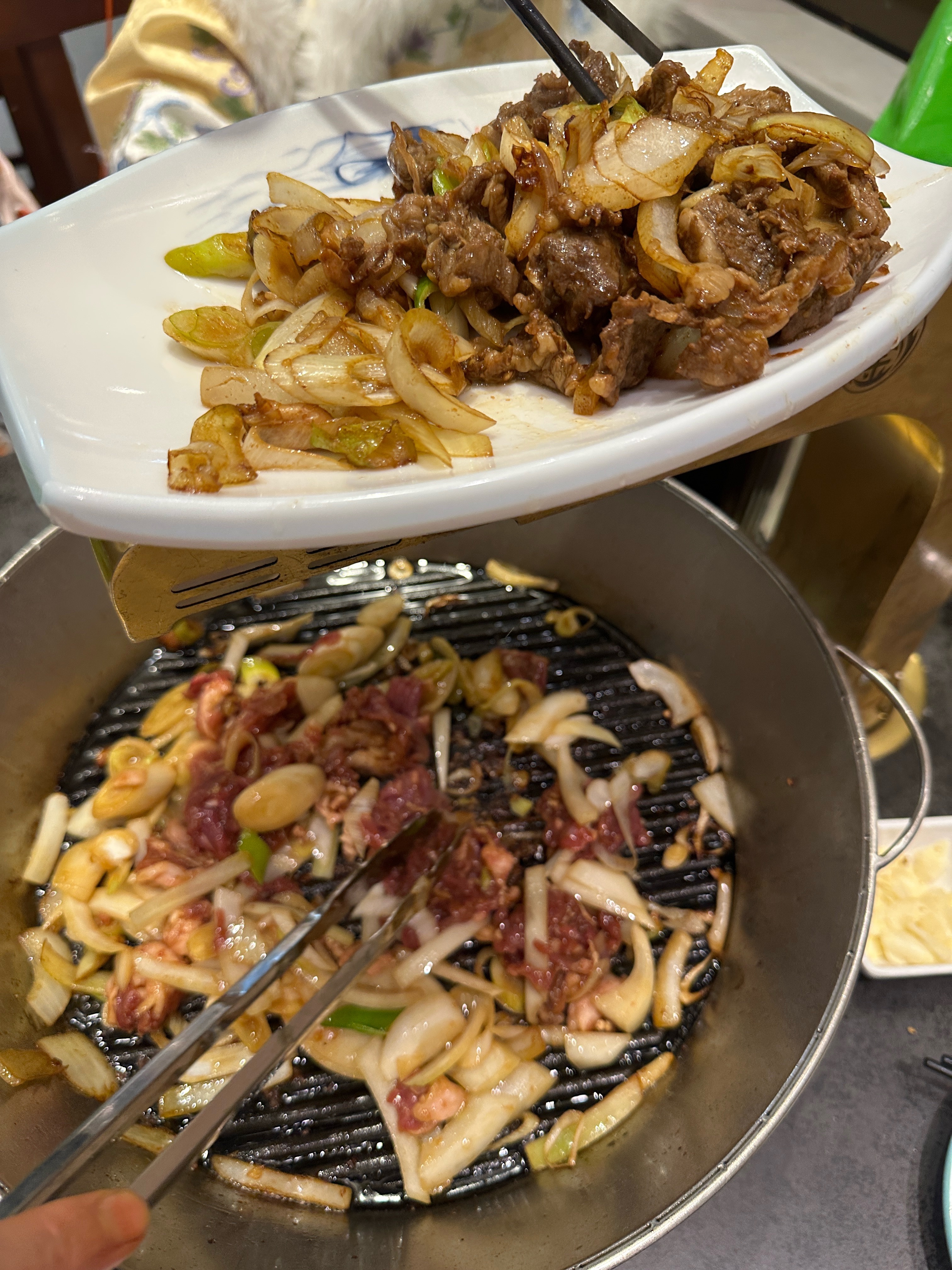 鱼丝吃喝玩乐 炙子烤肉 好吃晕了 鱼丝一定要去试试！ 北京·烤肉刘(王府井店)